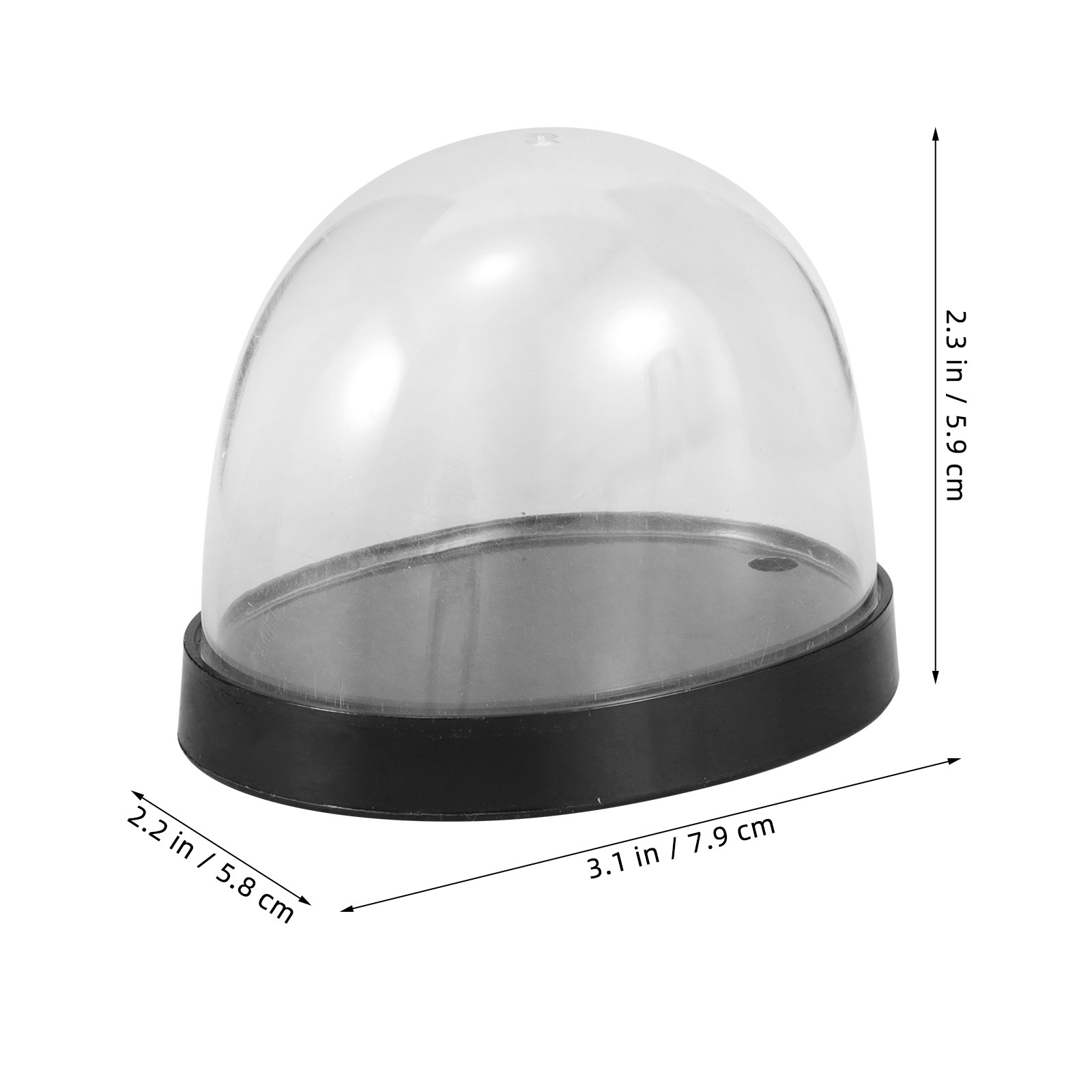 5 комплектов прозрачных пласти – обзор и цена Plastic Dome Clear