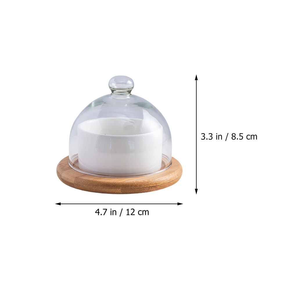 Набор керамических салатниц с  – обзор и цена Plastic Dome Clear